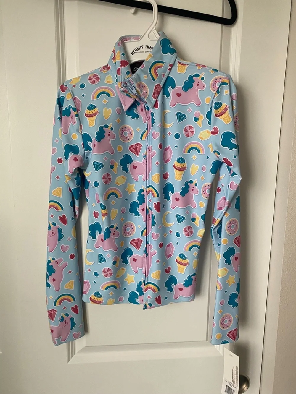 NWT Hobby Horse Lolly Unicorn Show Blouse Girls XL
